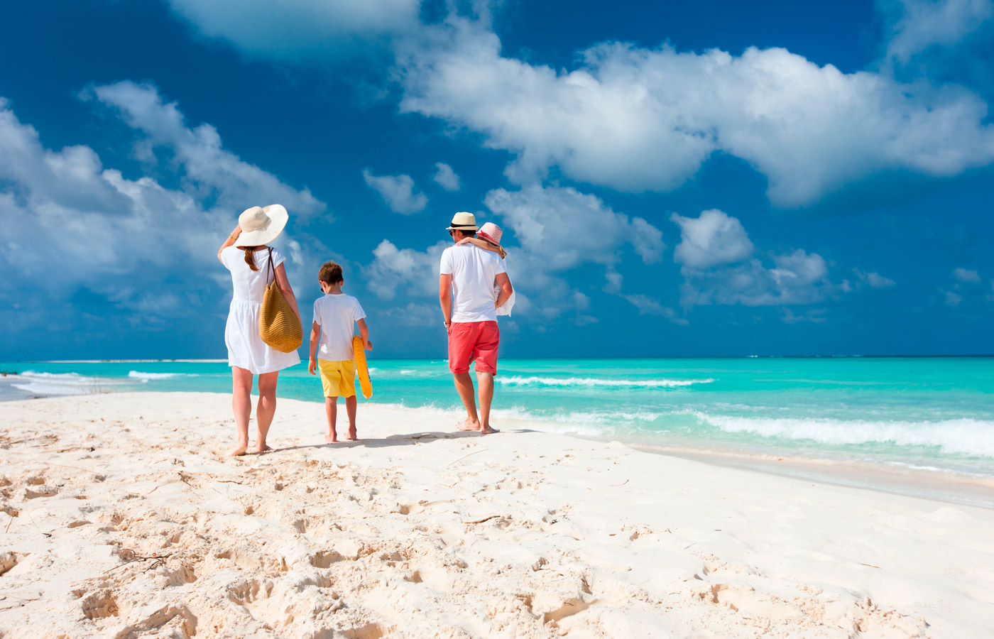 Familien Strand